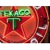 New Texaco Gasoline Motor Oils Porcelain Neon Sign - 48" Diameter